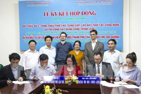 Can Tho oncology hospital building contract signed