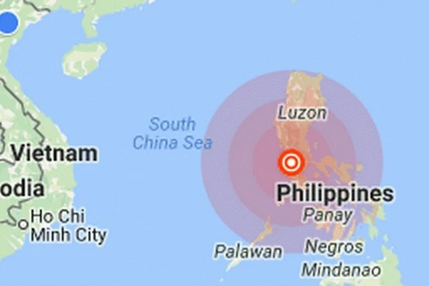 Strong earthquake hits north Philippines