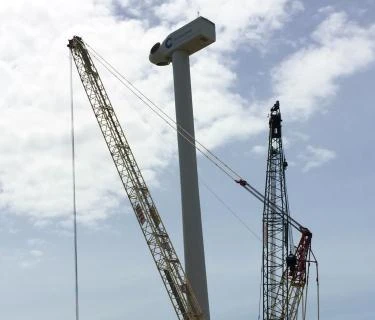 Ninh Thuan: First wind power turbines installed