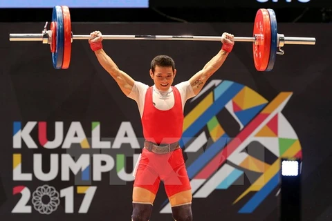 SEA Games 29: Thach Kim Tuan gets gold in weightlifting