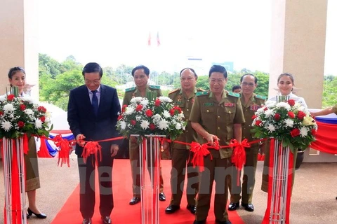 Photos feature cooperation between Vietnamese, Lao security sectors