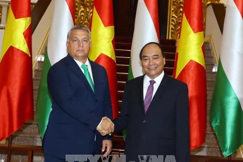 Vietnamese, Hungarian PMs affirm valuing ties during talks 