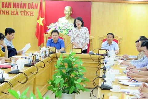 Vice President visits Ha Tinh following storm Doksuri