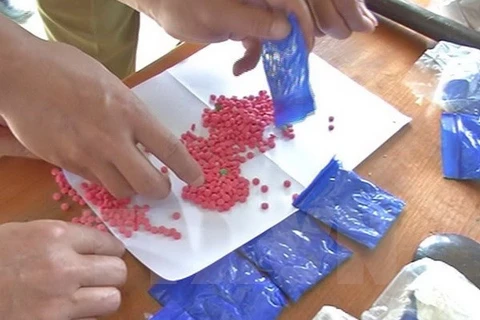 Up to 24,000 meth pills seized in Dien Bien