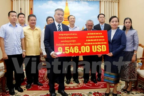 Overseas Vietnamese assist storm victims in Laos