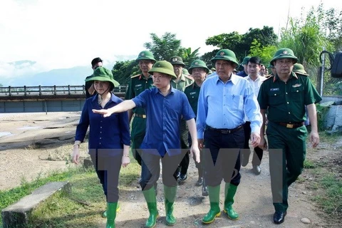 Deputy PM inspects flood, landslide-hit areas in Yen Bai