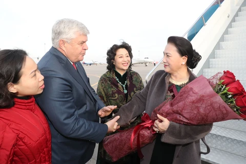 NA Chairwoman arrives in Astana for Kazakhstan visit