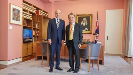 Australian Senate speaker delights at progress of ties with Vietnam