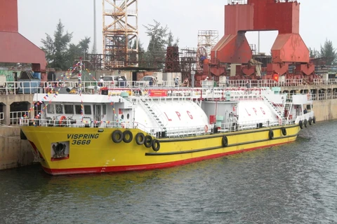 Dung Quat Shipyard’s first gas carrier launched