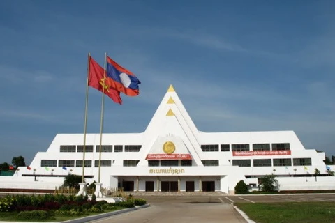 Construction of Lao NA House begins in Vientiane 
