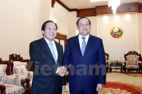Vietnam-Laos information-communications cooperation applauded