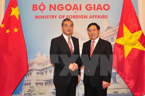 FM Pham Binh Minh holds talks with Chinese FM Wang Yi