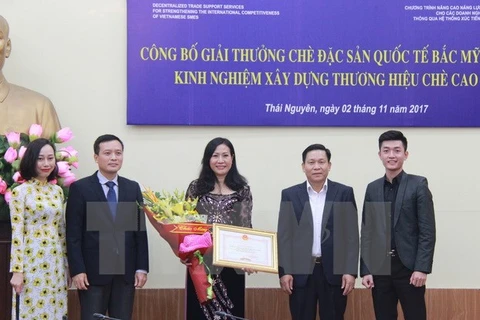 Thai Nguyen tea honoured at North America tea competition 2017