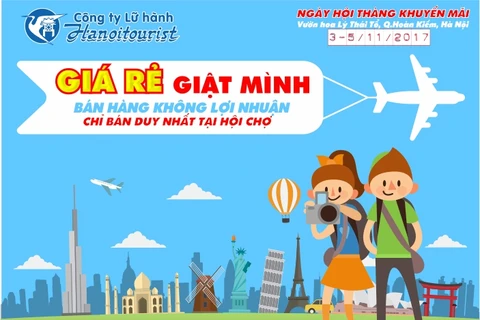 Discounted air tickets, tours offered at Hanoi tourism festival
