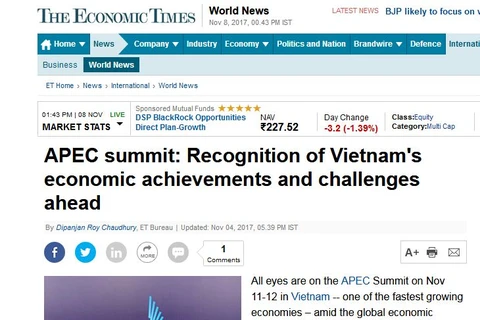 Foreign media spotlights Vietnam’s hosting of APEC week