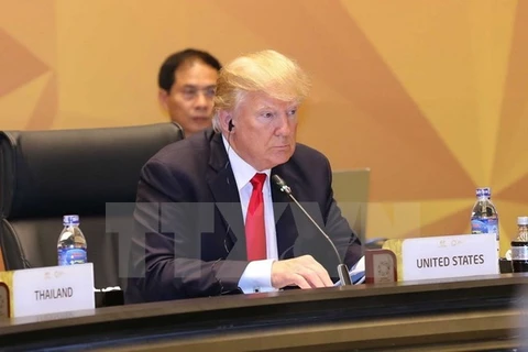 President Donald Trump begins State visit to Vietnam 