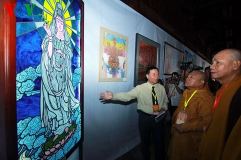 Exhibition features contemporary Buddhism