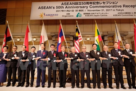 Tokyo celebration marks 50th anniversary of ASEAN