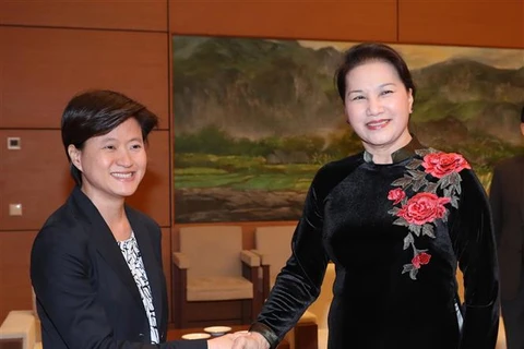 NA Chairwoman, ambassador discuss upcoming trip to Singapore
