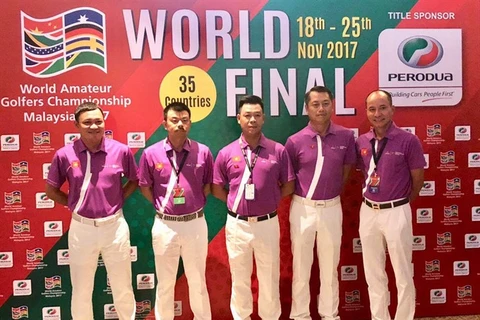 Vietnam champions at int’l golf tournament