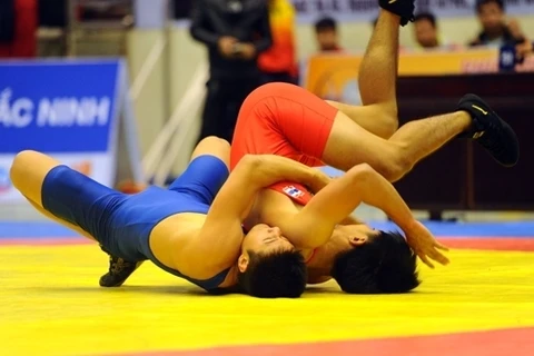 Vietnam triumphs at regional wrestling champs