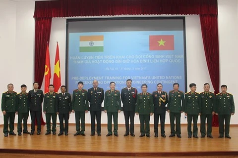 India helps train Vietnam UN peacekeeping force 