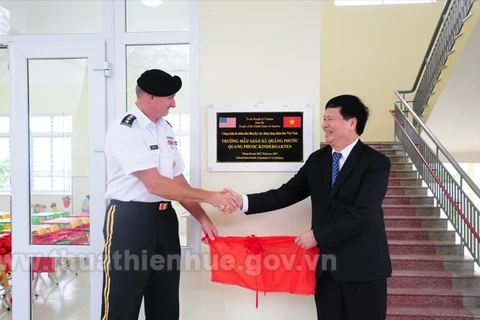 US Pacific Command finances kindergarten in Thua Thien-Hue