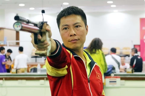 Vietnam earns bronze at Asian air pistol champs