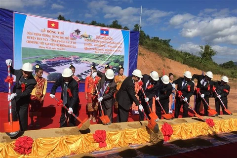 Vietnam builds school for northern bordering Lao province