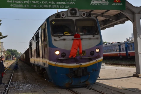 Freight rail service linking Hai Phong with China’s Kaiyuan launched