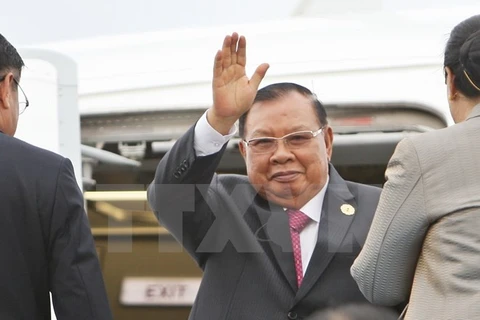 Lao leader begins Vietnam visit 