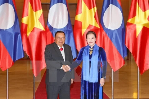 NA Chairwoman lauds visit of Lao Party and State leader 
