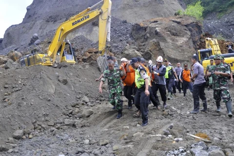 Indonesia: Landslide kills eight sand miners