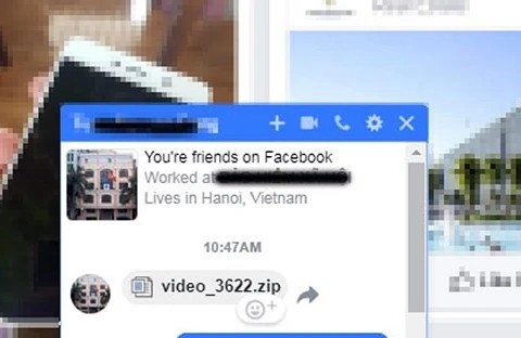 New virus attacks Vietnamese facebookers