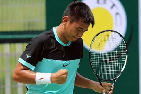 Nam in quarters of HK F6 tennis tournament