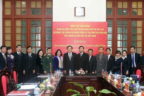 Vietnamese, Lao people’s courts work to step up cooperation