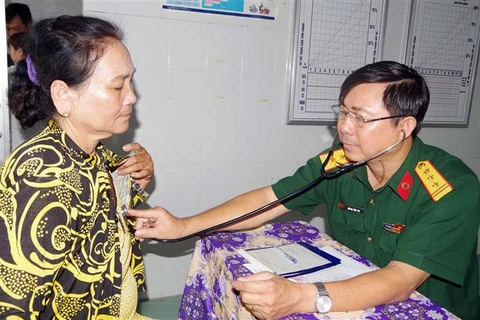 Poor people in Soc Trang get free medical checkups