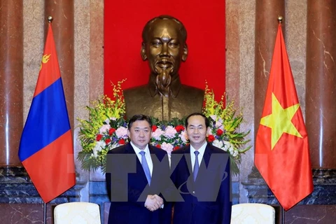President greets Mongolian top legislator 