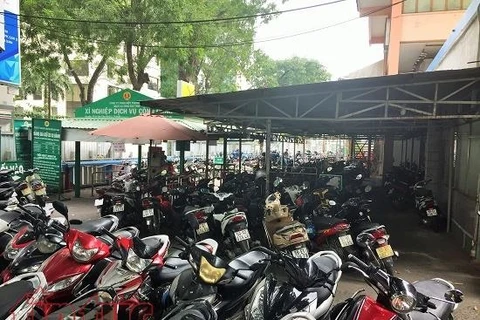 Downtown HCM City parking lots overloaded