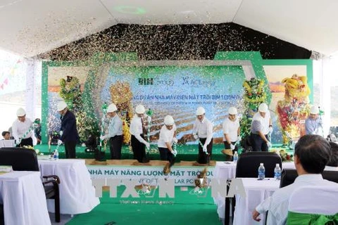 Ninh Thuan: Work begins on 800 billion VND solar power project