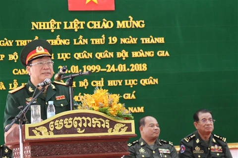 Vietnamese-funded headquarters of Cambodian army inaugurated 