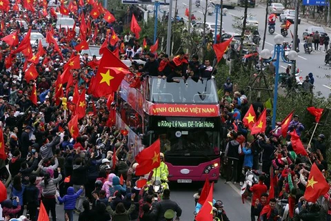 U23 Vietnam return home to warm welcome