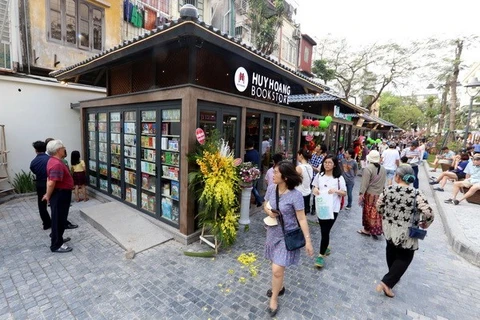Spring book street opens in Hanoi 