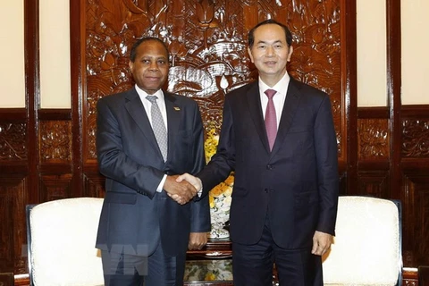 President receives outgoing Mozambican Ambassador 