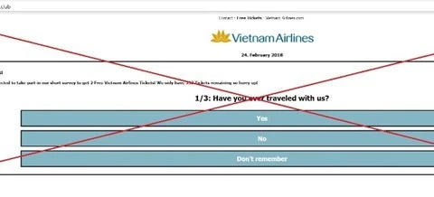 Vietnam Airlines warns flyers of social-media free ticket scam