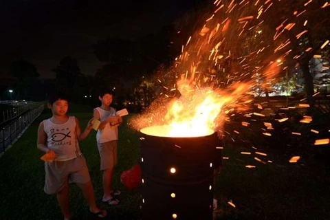 Singapore strictly controls burning of votive papers
