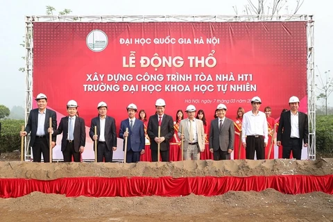 Work starts on new building of Hanoi University of Science