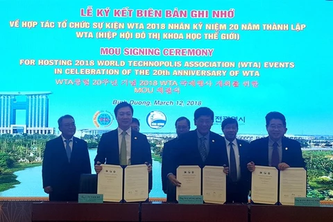World Technopolis Association events to be held in Binh Duong