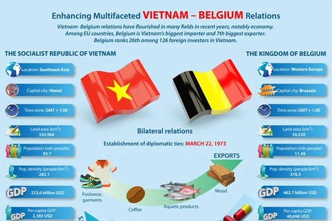 Vietnamese, Belgian leaders exchange congratulations on ties anniversary