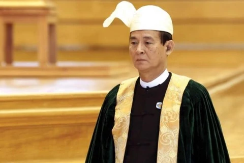 Myanmar former speaker of lower house elected as new president 